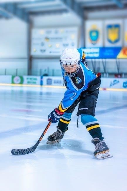 shin pad size guide hockey